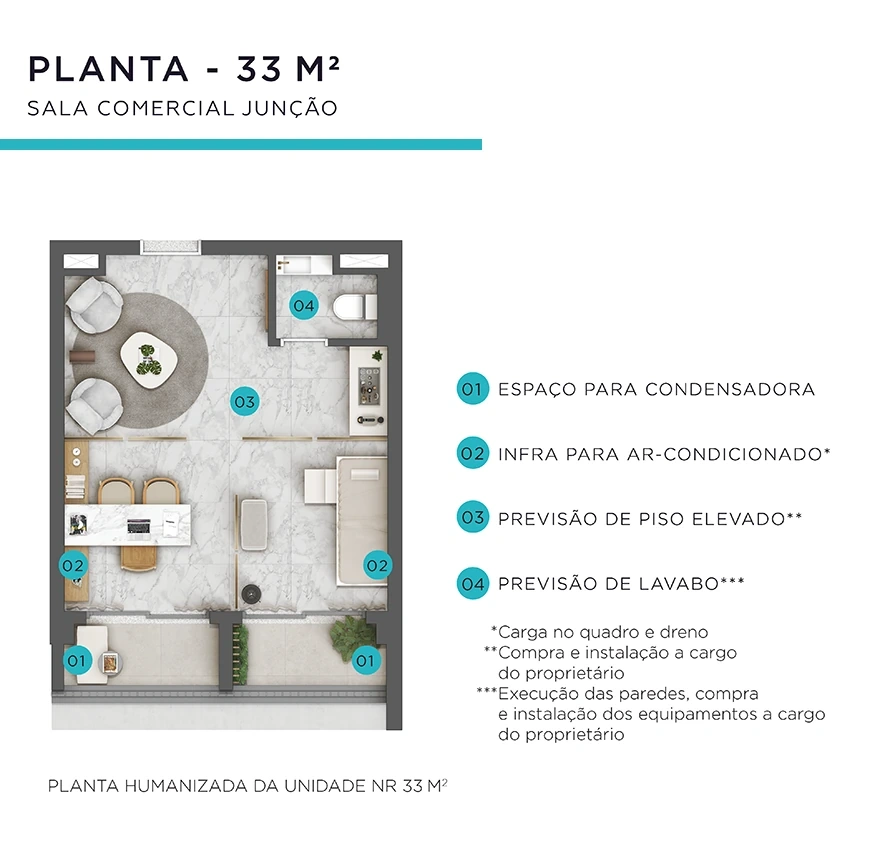 2 Dorms. - 45 m2