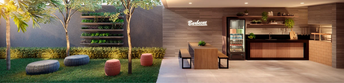 PERSPECTIVA ILUSTRADA DA CHURRASQUEIRA