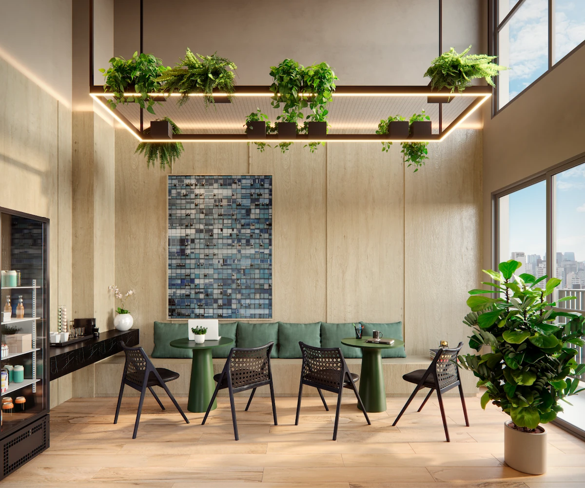 PERSPECTIVA ILUSTRADA DO ESPAÇO NETWORKING