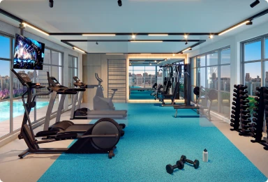 PERSPECTIVA ILUSTRADA DO FITNESS