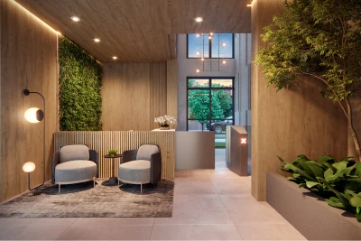 PERSPECTIVA ILUSTRADA DO LOBBY